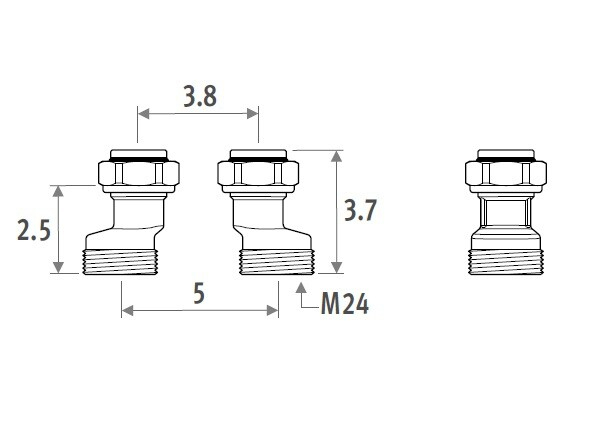 Jaga adapterset 5094.521/2