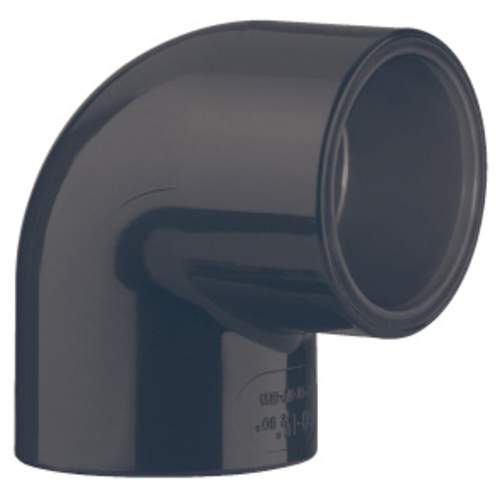 PVC Bocht 90gr. 20mm