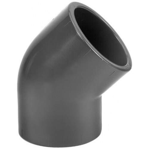 PVC Bocht 45gr. 20mm