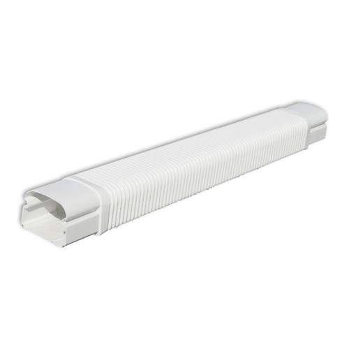 Tecnosystemi Optima flexibele verbinding 520 mm MF100 Zuiverwit RAL9010 SCW100060