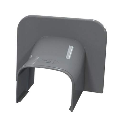 Tecnosystemi Optima plafond/wand eindstuk TA102 Antraciet SCW100296