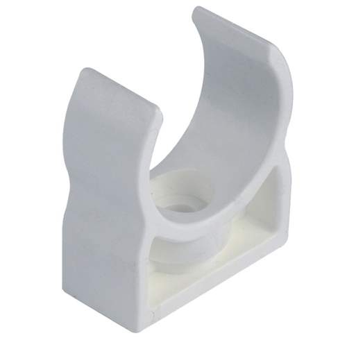 Universeel PVC druk buisklem wit Ø20 mm