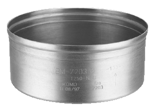 Burgerhout afsluitdop 80mm aluminium 400450267