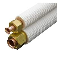 Aircotube koelleiding geisoleerd flare leidingset Ø 3/8" x 5/8" lengte 3 meter