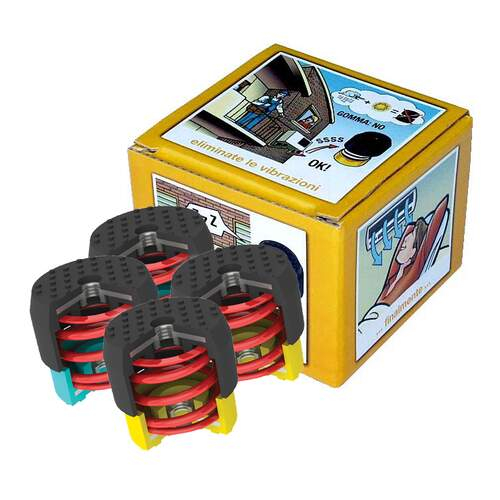 Anti-trillingsdempers 80kg Geel 1MNAGINGLESE000000