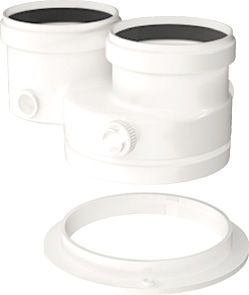 Bosch RGA-adapter Ø80/80 mm 2-pijps 7738113529