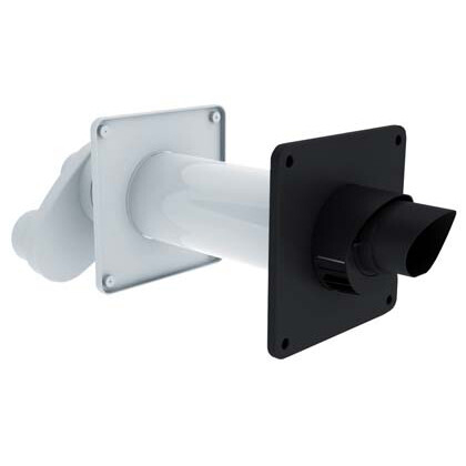 Burgerhout geveldoorvoer Safe PP HR 80/125mm met broekstuk