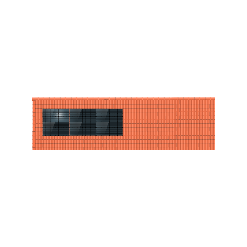 ClickFit EVO 2x3 Landscape. 2 rijen van 3 panelen