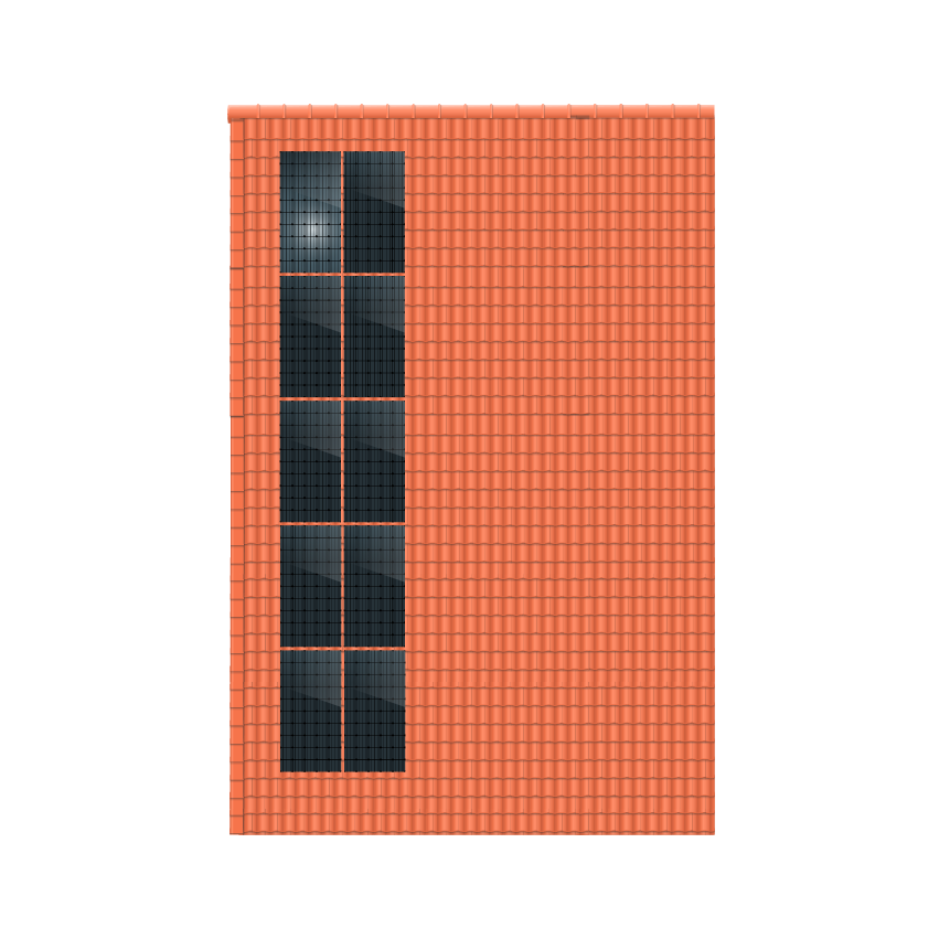 ClickFit EVO 5x2 Portrait. 5 rijen van 2 panelen