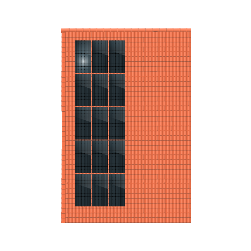 ClickFit EVO 5x3 Portrait. 5 rijen van 3 panelen