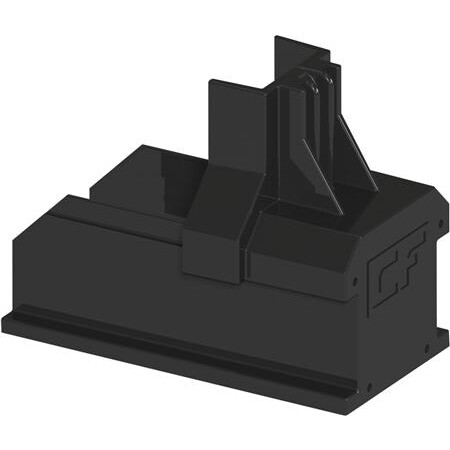 ClickFit Evo Montagerail Eindkap Zwart