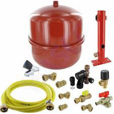 Comfort Aansluitpakket De Luxe 18 liter rood 1,0 bar