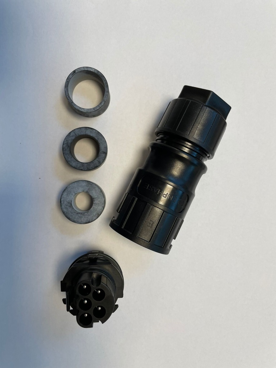 Enphase Male connector 3 fase t.b.v. Q kabel