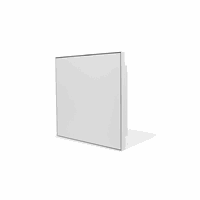 Etherma Lava Frame inclusief inbouwframe verkeerswit 500W (40506)