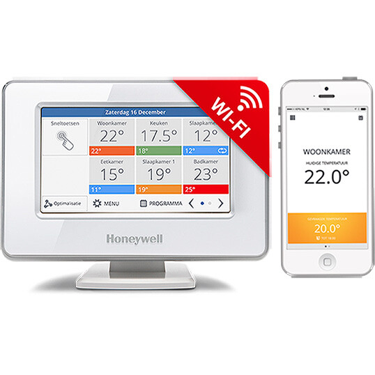 Honeywell Evohome aan/uit draadloze slimme thermostaat 4 zones Wi-Fi