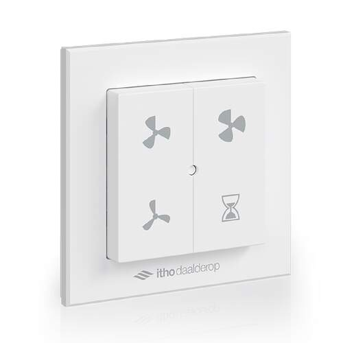 Itho RF bedieningschakelaar wit 04-00160 (1,2,3,T)