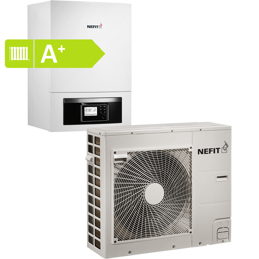 Nefit EnviLine lucht/water warmtepomp All-electric Split 5.0 E-S