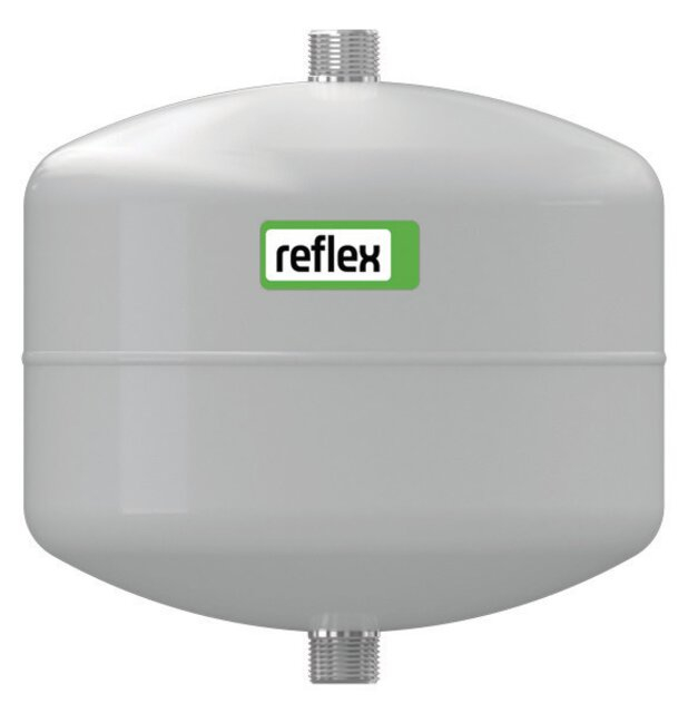 Reflex V buffervat 20 liter, 10 bar, (max) 110°C, 3/4", grijs 8303300