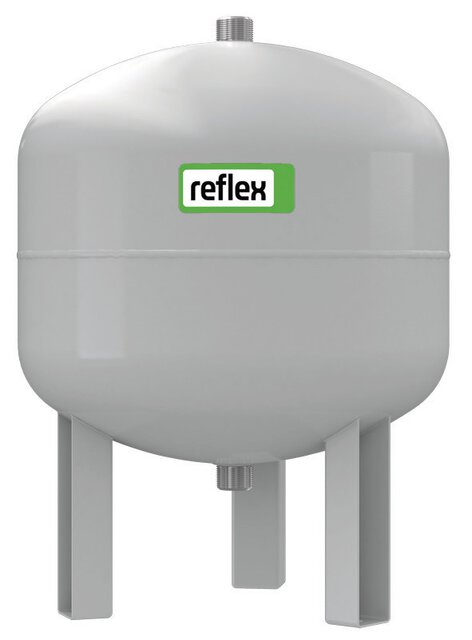 Reflex V buffervat 40 liter, 10 bar, (max) 110°C, 1", grijs 8303400