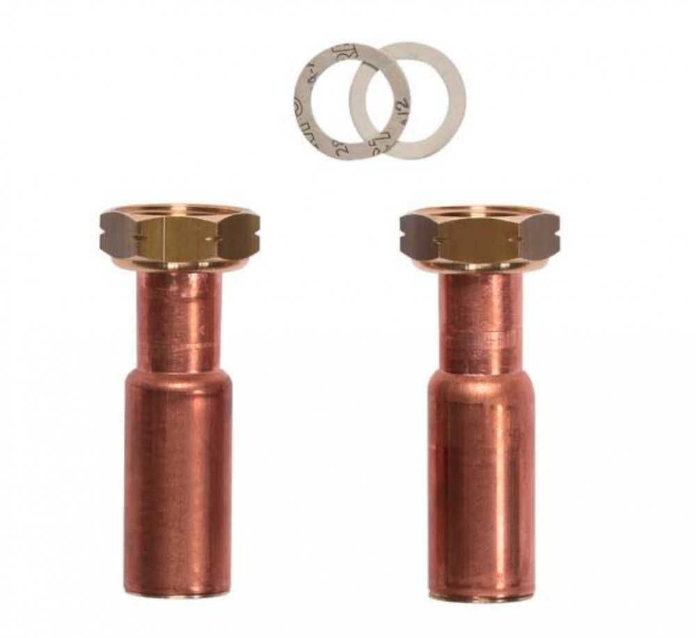 Vaillant koppeling 1" BI ø 28 mm (set a 2 stuks)