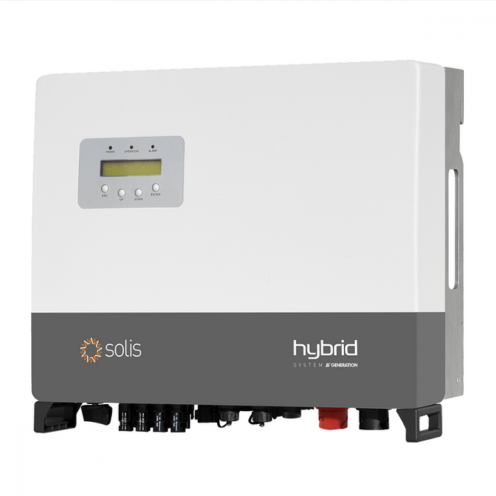 Solis 5K-3P-RHI-HVES-5G hybride omvormer, gratis wifi module