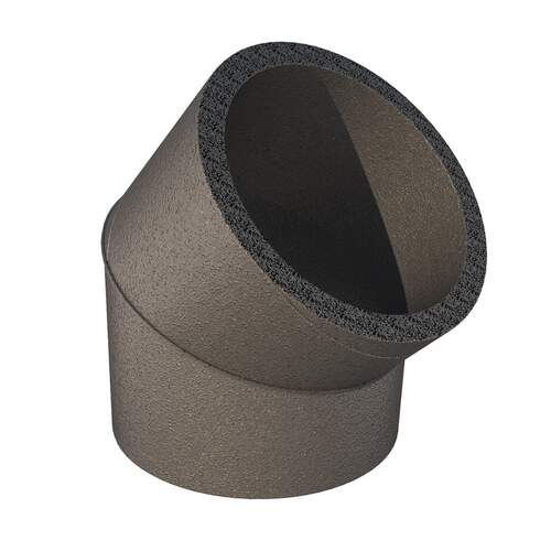 Ubbink Aerfoam Bocht 45° EPE Ø150 mm, grijs 0188272