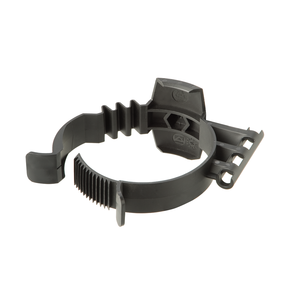 Ubbink Click beugel 80/100mm PP zwart 0169023