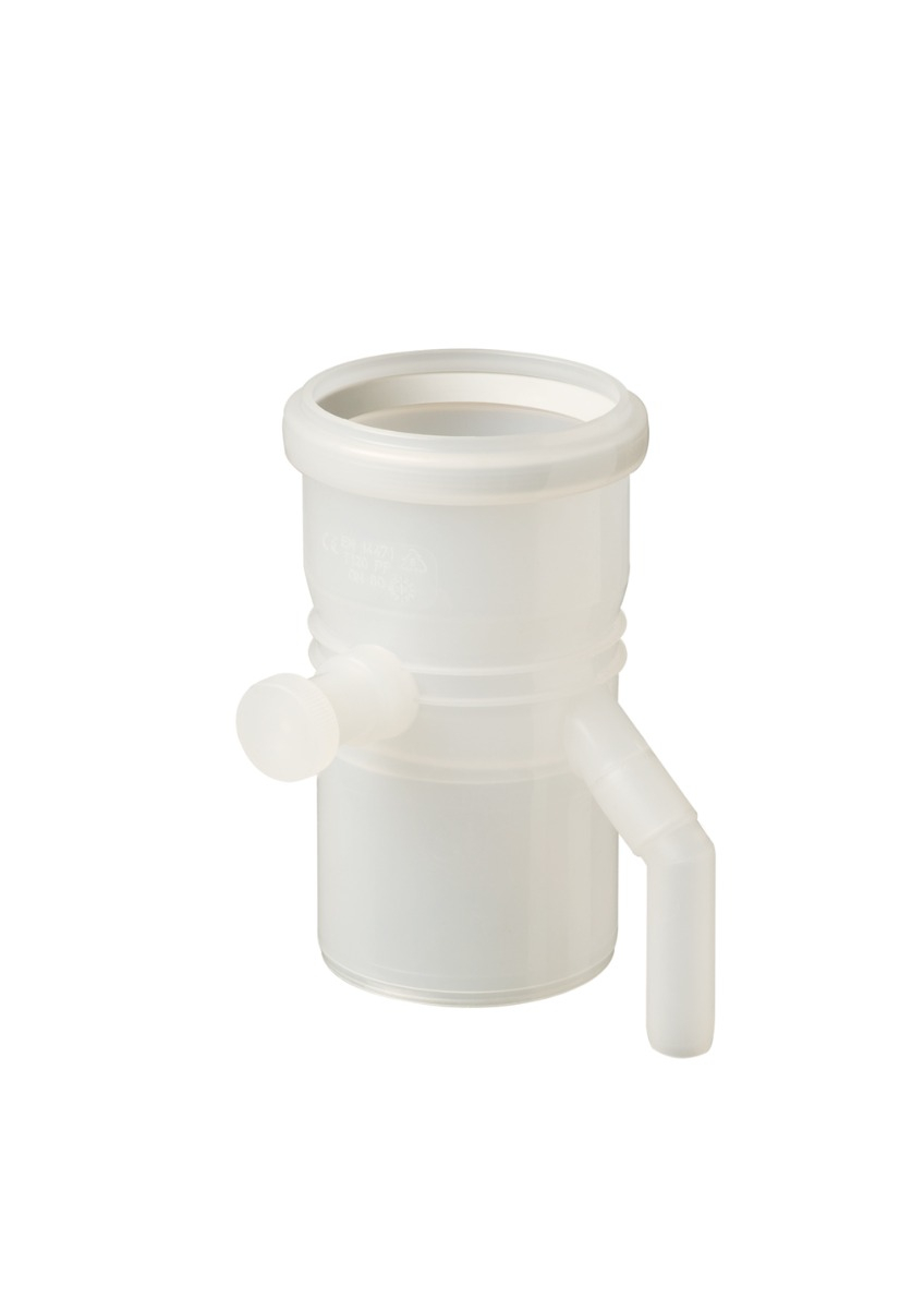Ubbink condensopvang verticaal PP 80 transparant 0718597