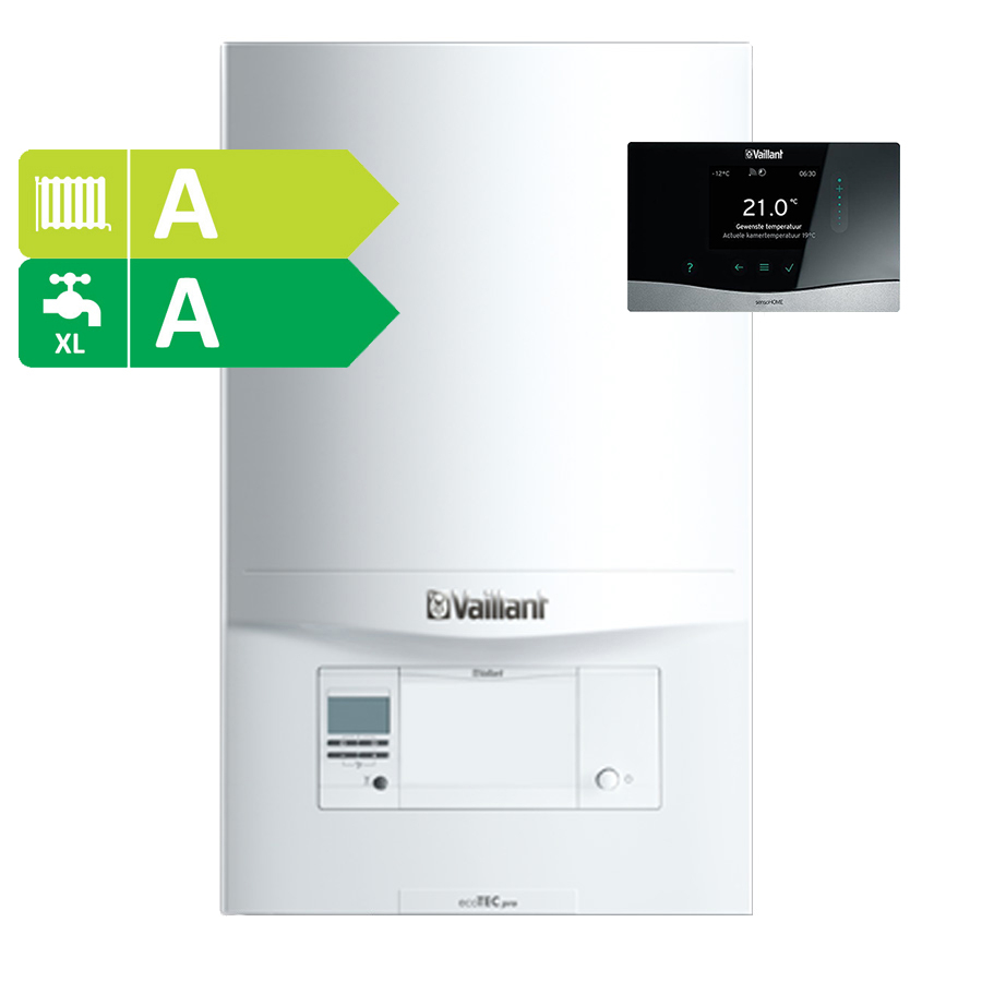 Vaillant EcoTEC classic VHR NL28-34/5-3 CW5 met Sensohome en VR940f slimme thermostaat