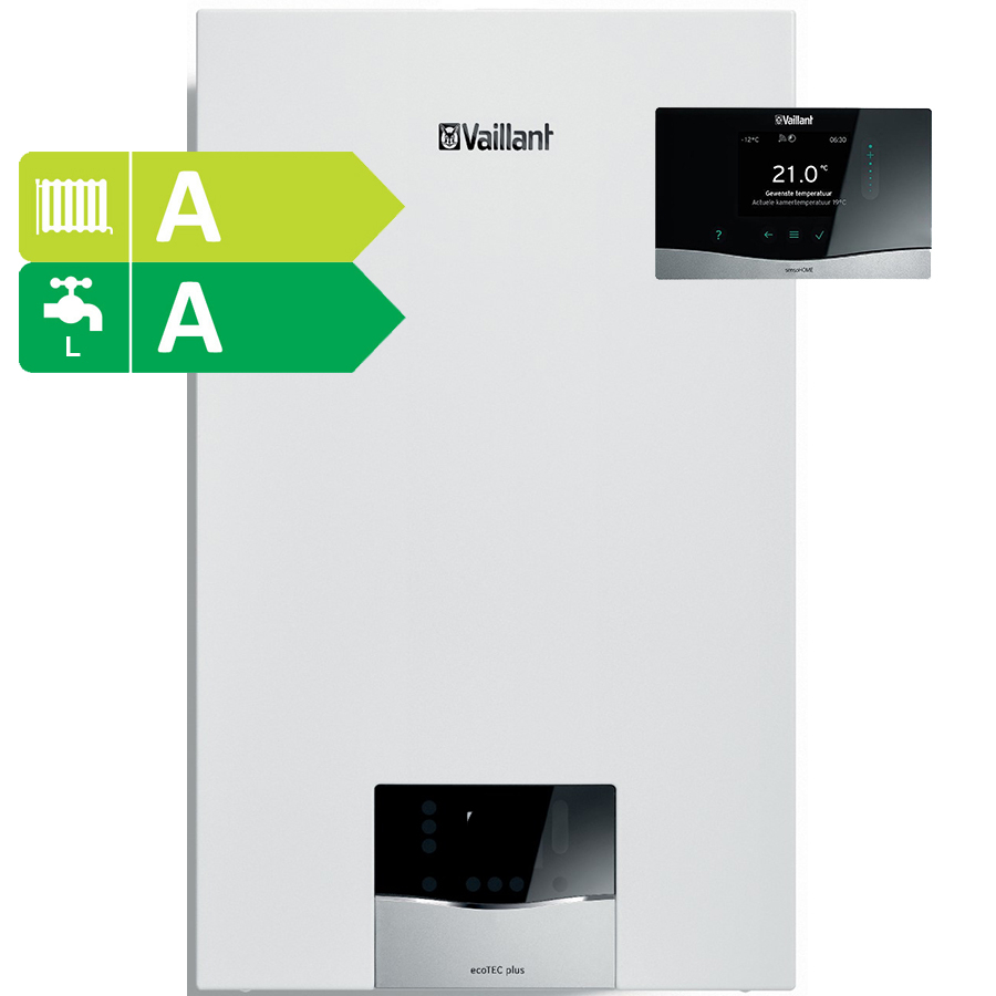 Vaillant ecoTEC plus VHR 20-26CS/1-5 CW3 met Sensohome en VR921 slimme thermostaat