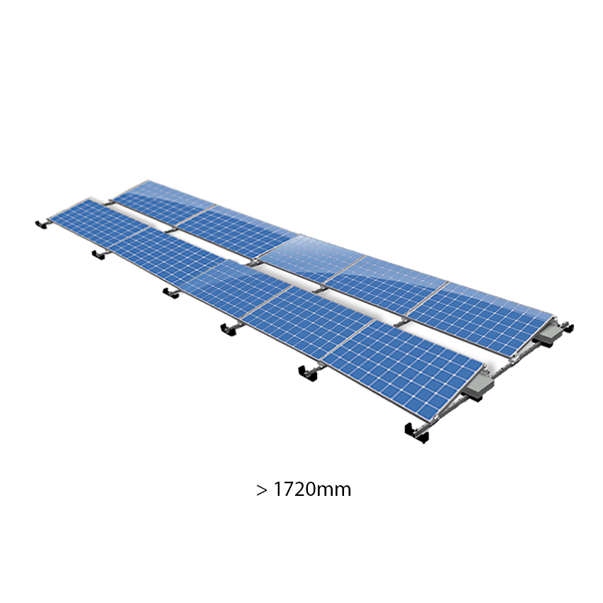 ValkPro+ 2x5 Landscape voor panelen &gt;1720mm. 2 rijen van 5 panelen