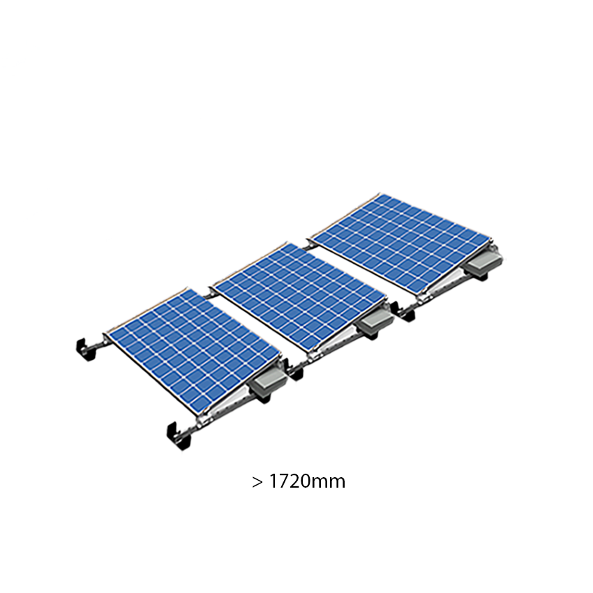 ValkPro+ 3x1 Landscape voor panelen &gt;1720mm 3 rijen van 1 paneel