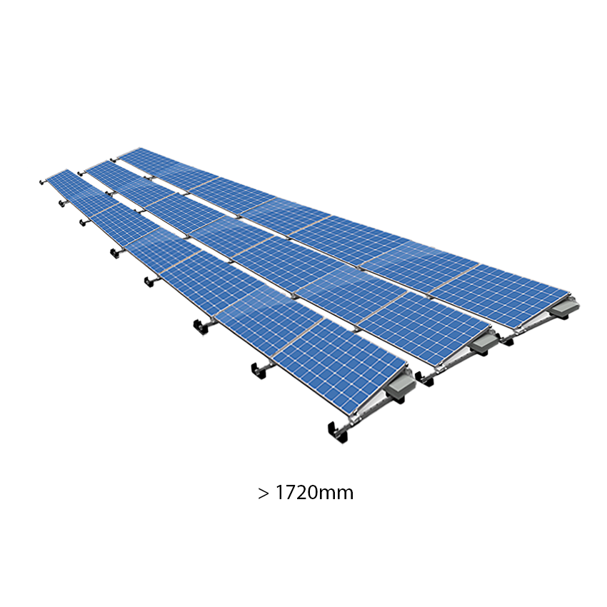 ValkPro+ 3x7 Landscape. 3 rijen van 7 panelen (Paneel lengte 1720-1920mm)