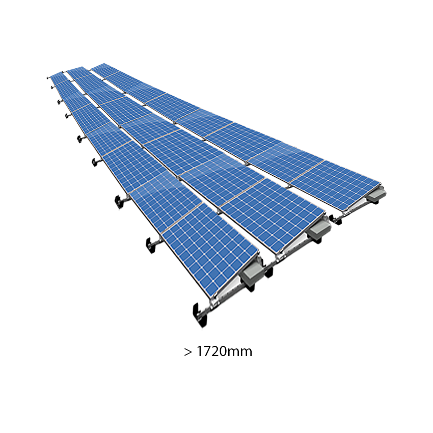 ValkPro+ 3x8 Landscape. 3 rijen van 8 panelen (Paneel lengte 1720-1920mm)