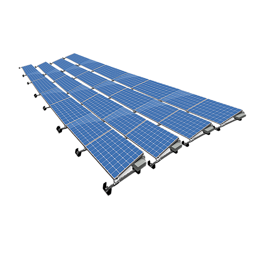 ValkPro+ 4x7 Landscape. 4 rijen van 7 panelen (Paneel lengte 1520-1720mm)