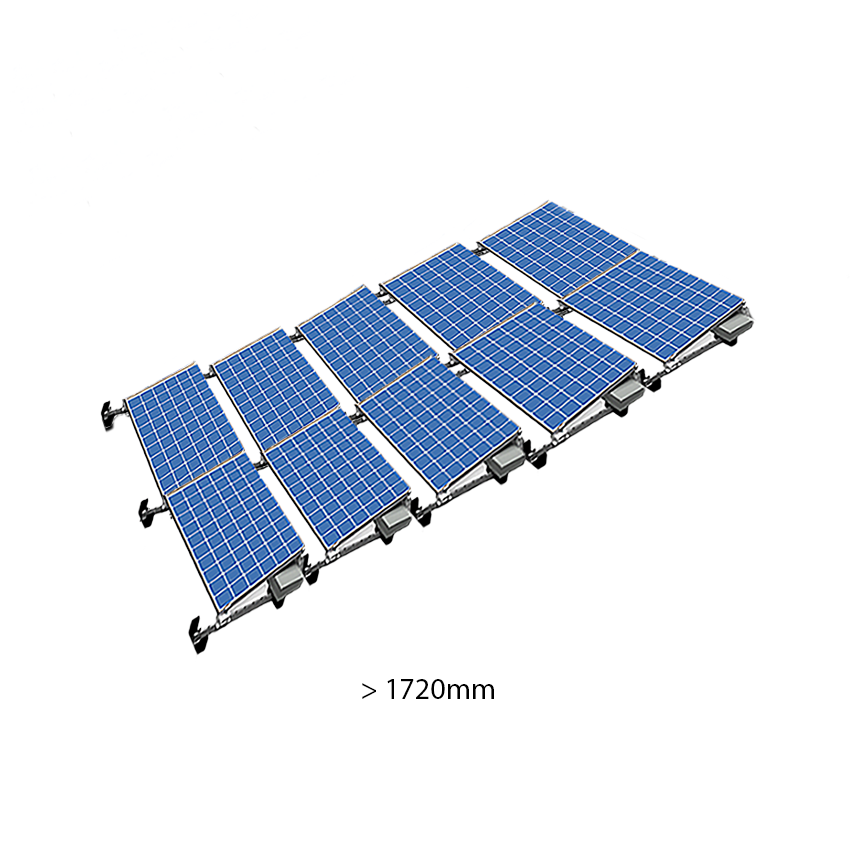 ValkPro+ 5x2 Landscape voor panelen &gt;1720mm. 5 rijen van 2 panelen