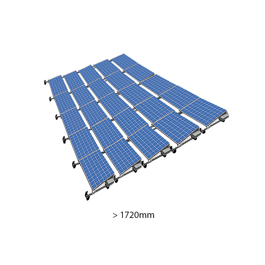 ValkPro+ 5x5 Landscape. 5 rijen van 5 panelen (Paneel lengte 1720-1920mm)