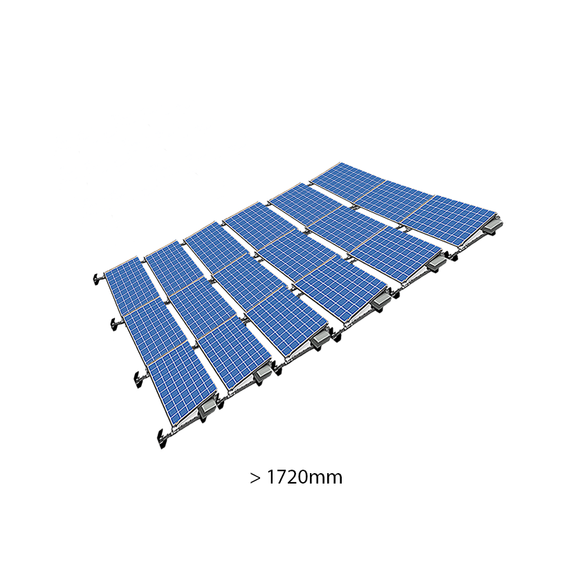 ValkPro+ 6x3 Landscape. 6 rijen van 3 panelen (Paneel lengte 1720-1920mm)