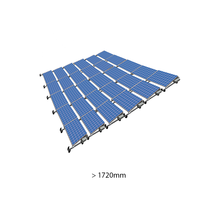 ValkPro+ 6x5 Landscape. 6 rijen van 5 panelen (Paneel lengte 1720-1920mm)
