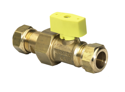 VSH gaskogelkraan 15 mm knel 0608003