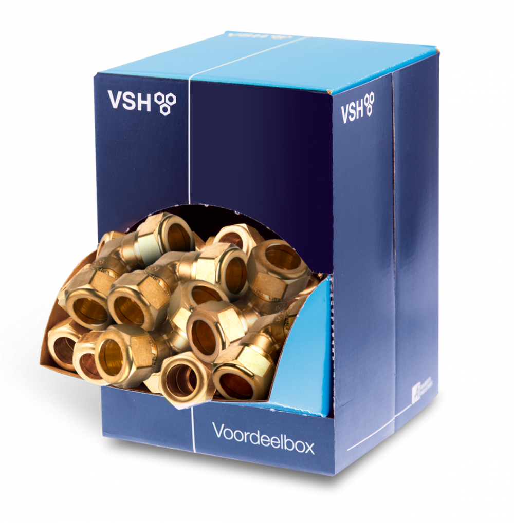 VSH T-stuk 22x15x15mm (0889394) Voordeelbox 20 stuks