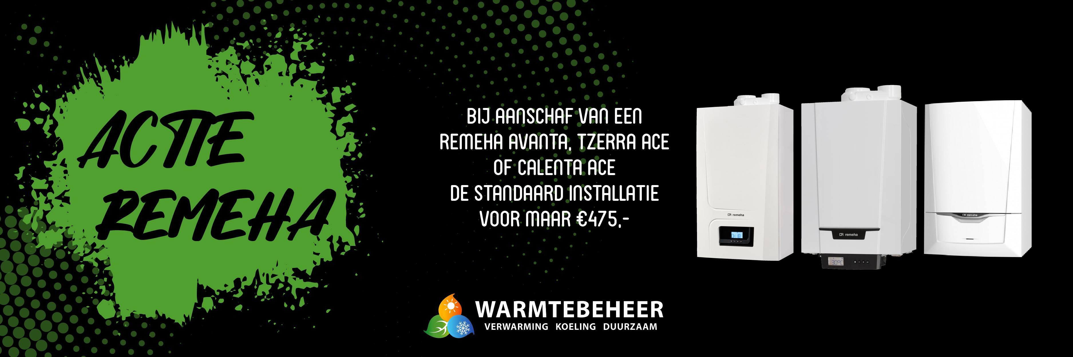Remeha installatiekorting actie