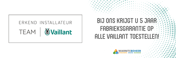Erkend Vaillant installateur Vteam lid